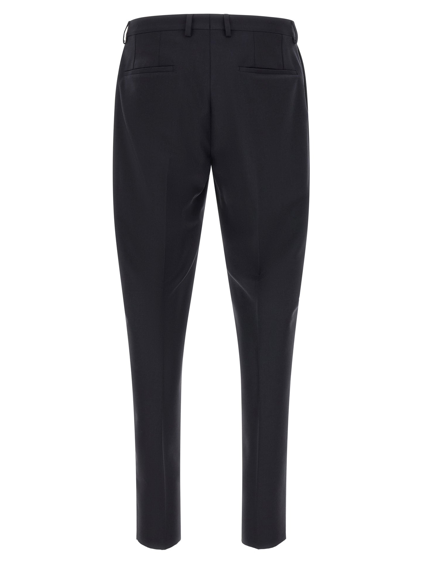 Blue Virgin Wool Two-Piece Suit