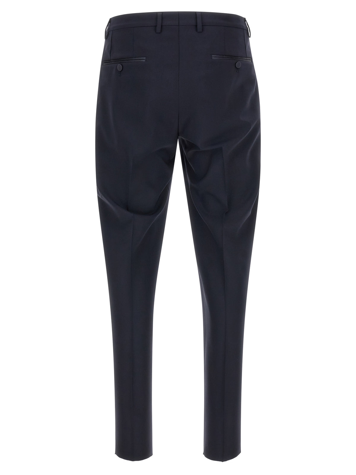 Blue Virgin Wool Two-Piece Suit