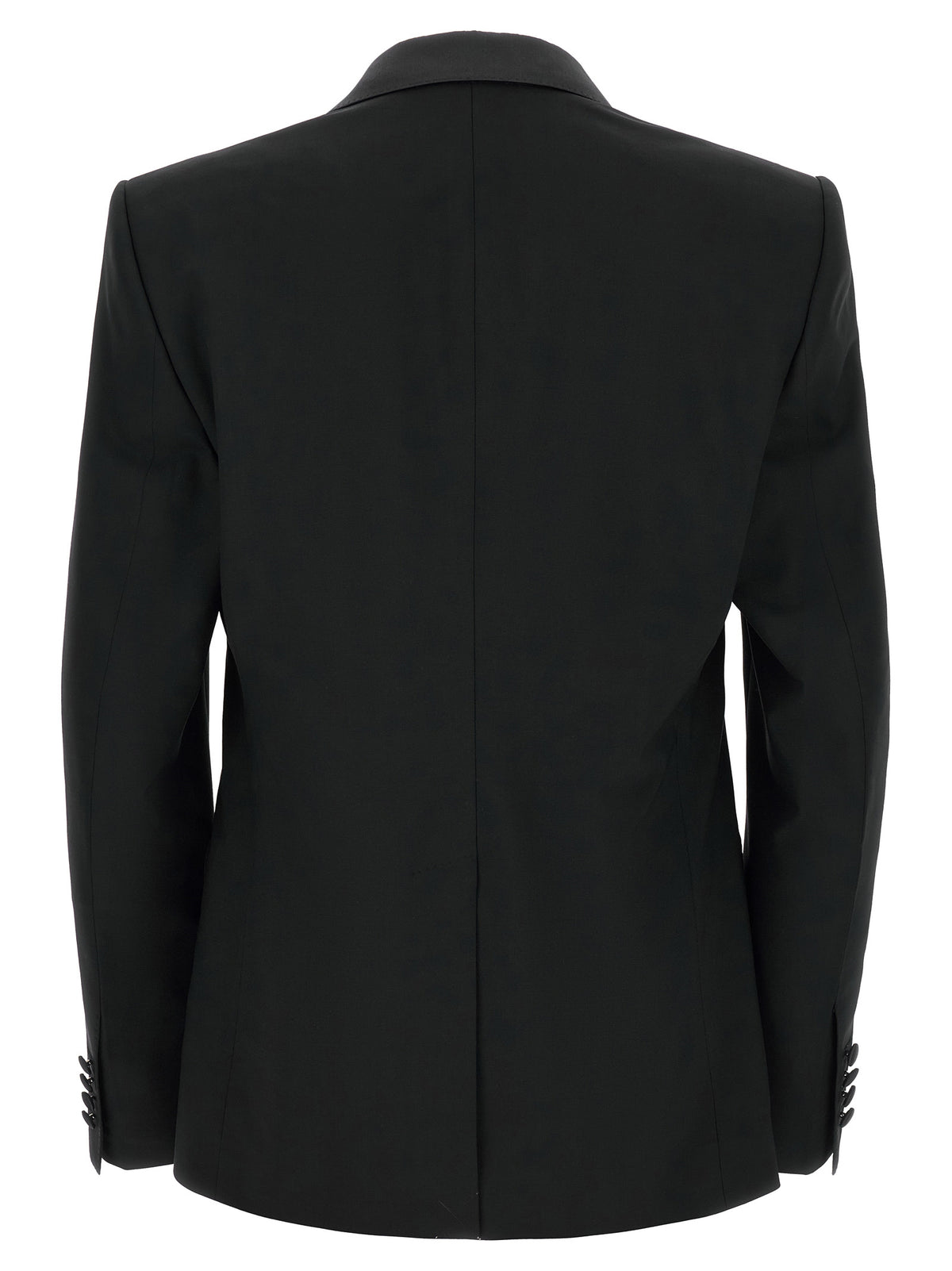 Black Virgin Wool Two-Piece Suit