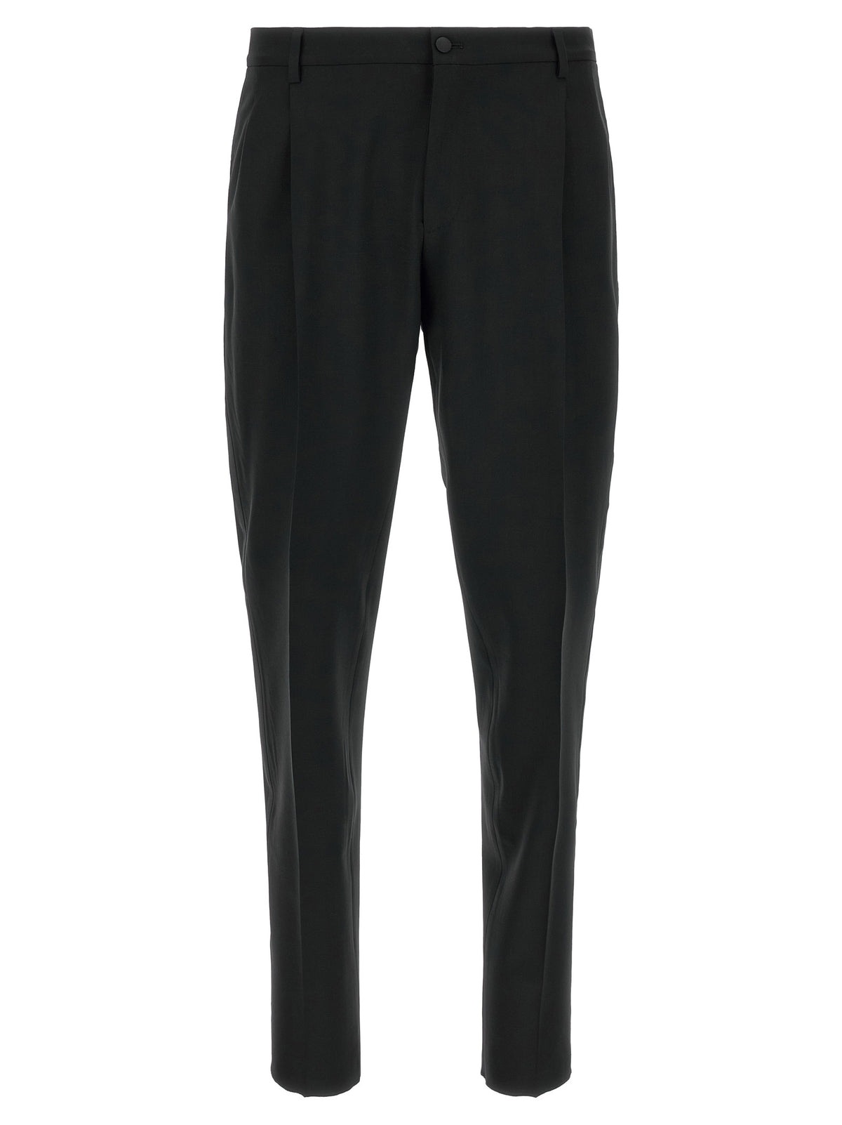 Black Virgin Wool Two-Piece Suit