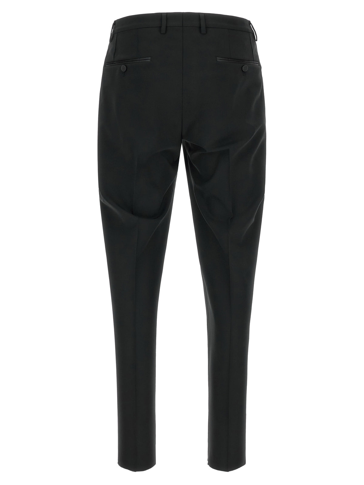 Black Virgin Wool Two-Piece Suit