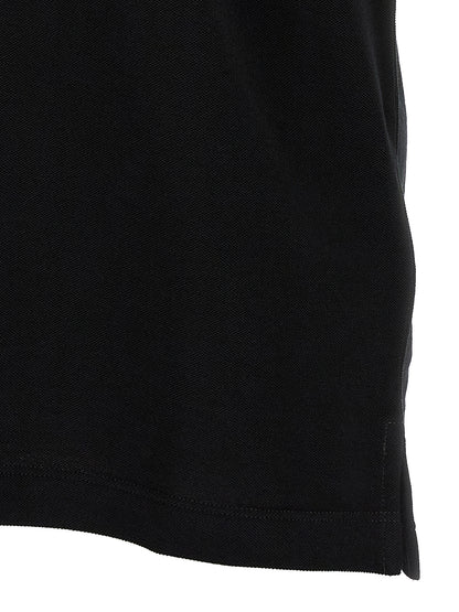 Black Cotton Polo Shirt