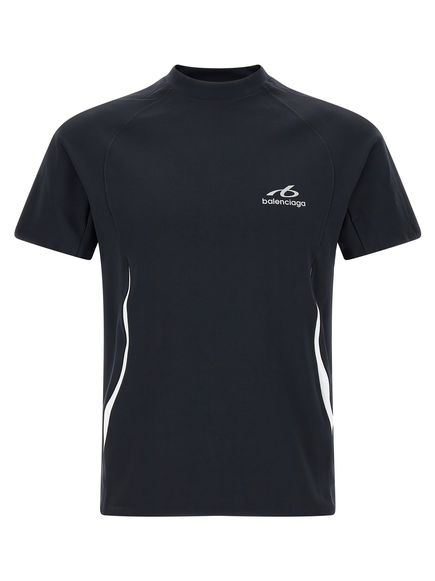 Blue Polyamide T-Shirt
