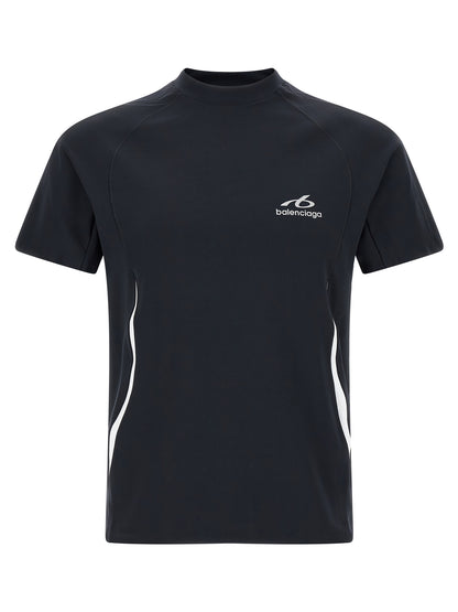 Blue Polyamide T-Shirt