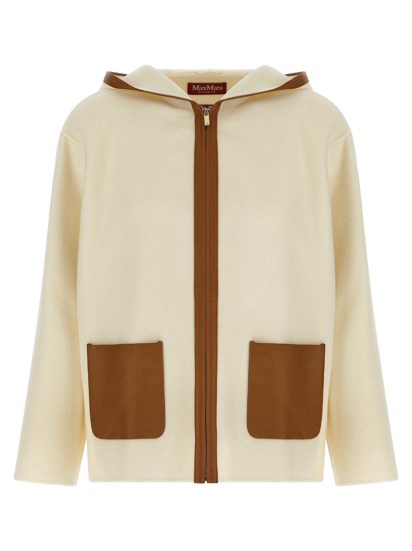 White Virgin Wool Coat