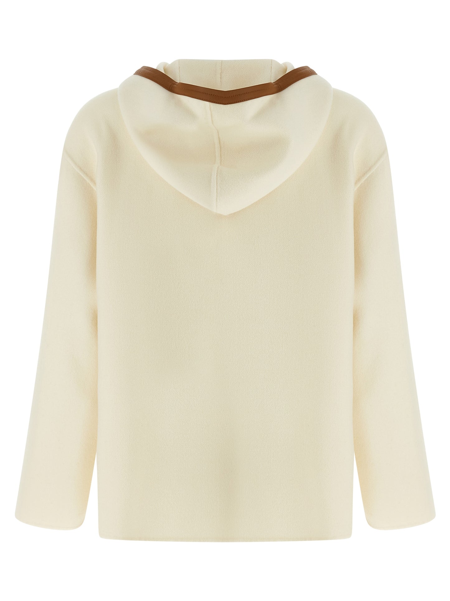 White Virgin Wool Coat