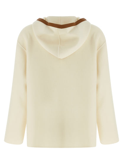 White Virgin Wool Coat