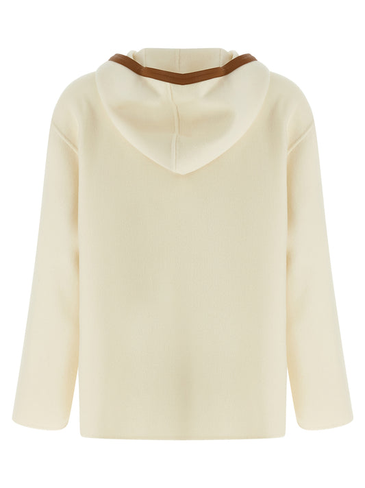 White Virgin Wool Coat