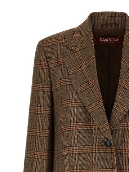 Brown Wool Blazer