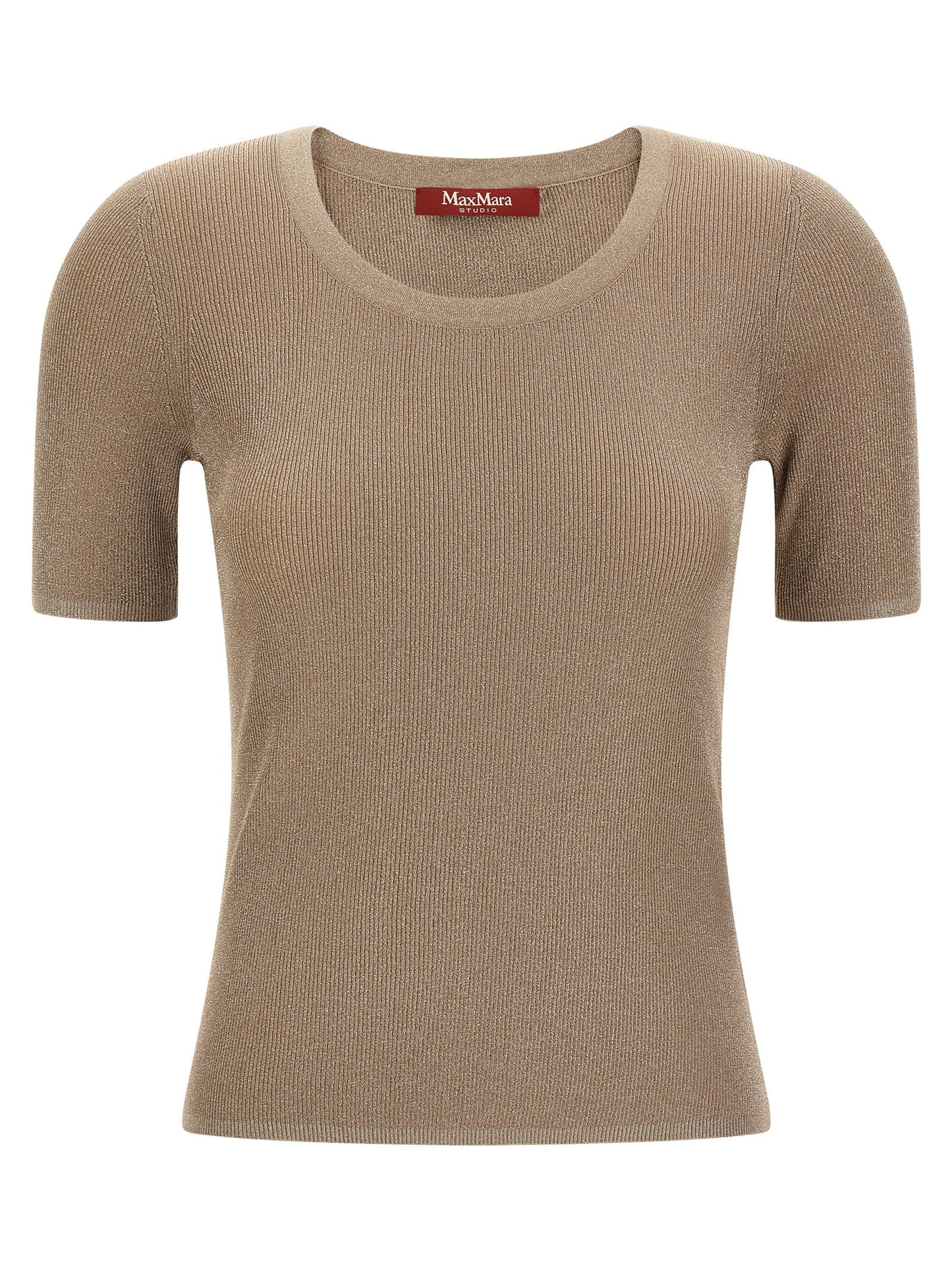 Beige Polyamide T-Shirt