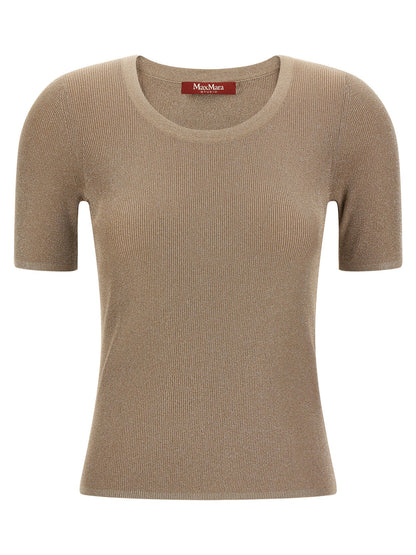 Beige Polyamide T-Shirt