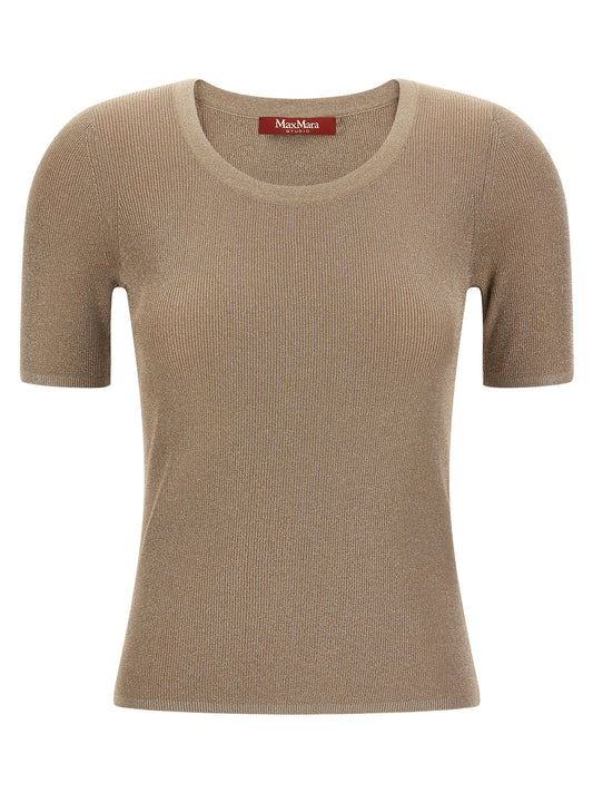 Beige Polyamide T-Shirt