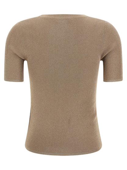 Beige Polyamide T-Shirt