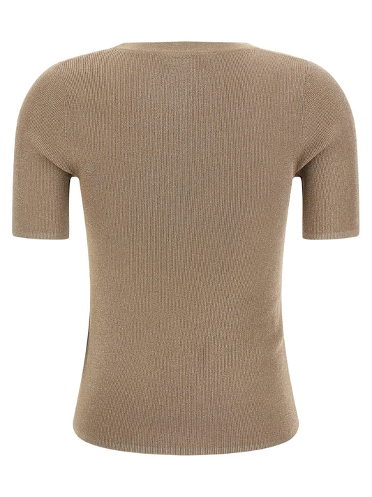 Beige Polyamide T-Shirt