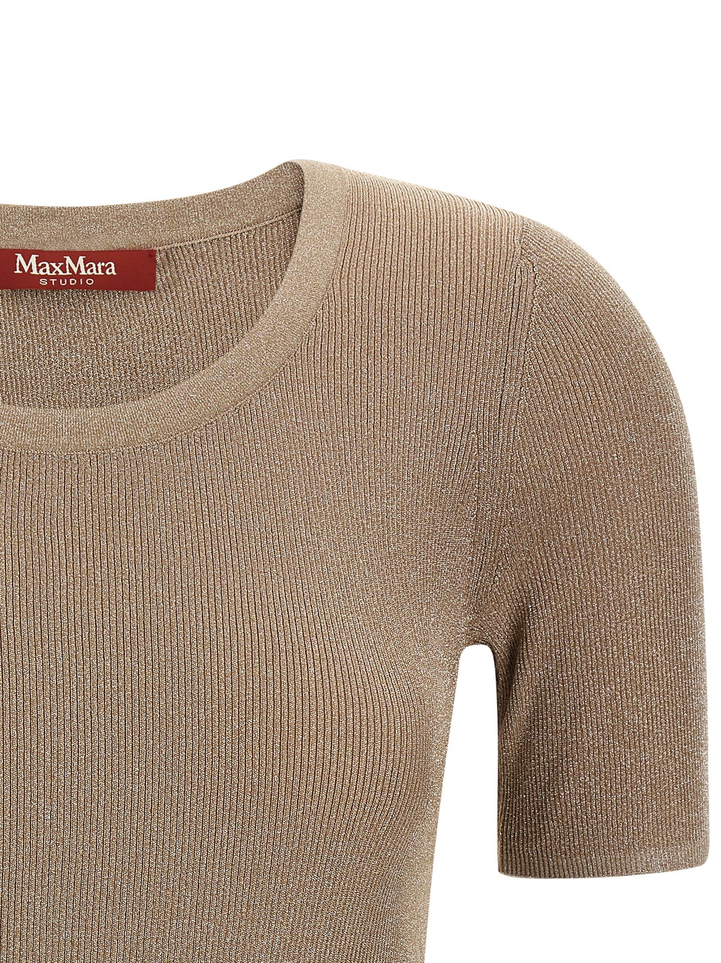 Beige Polyamide T-Shirt