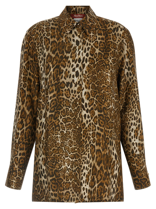 Brown Silk Blouse