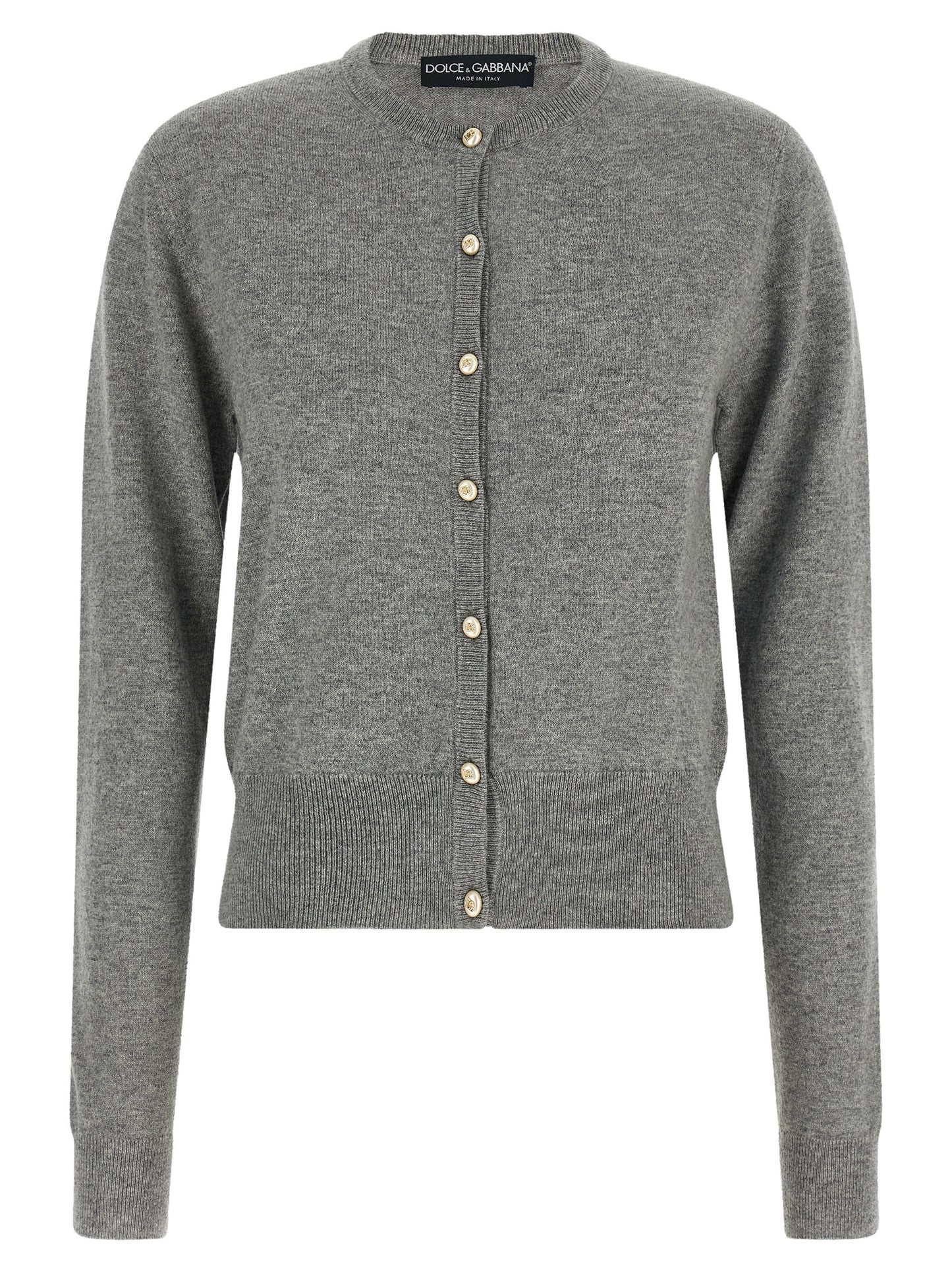 Gray Cashmere Cardigan