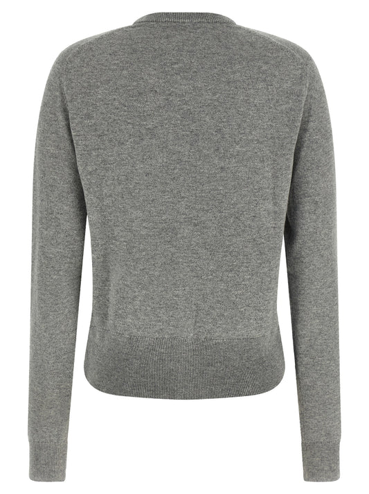 Gray Cashmere Cardigan