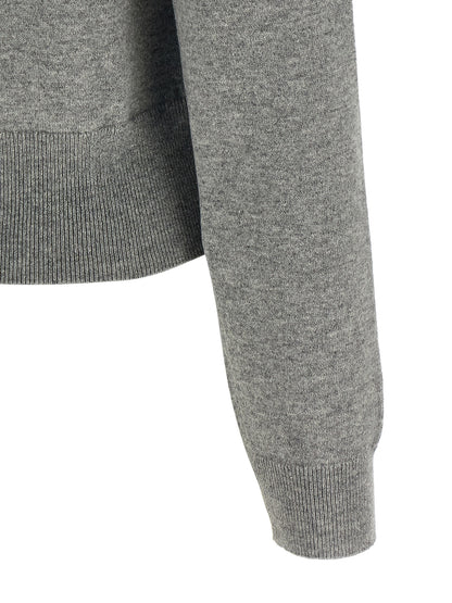 Gray Cashmere Cardigan