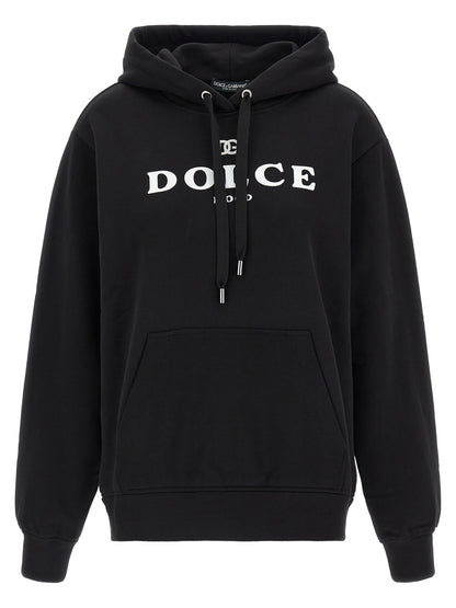 Black Cotton Hoodie