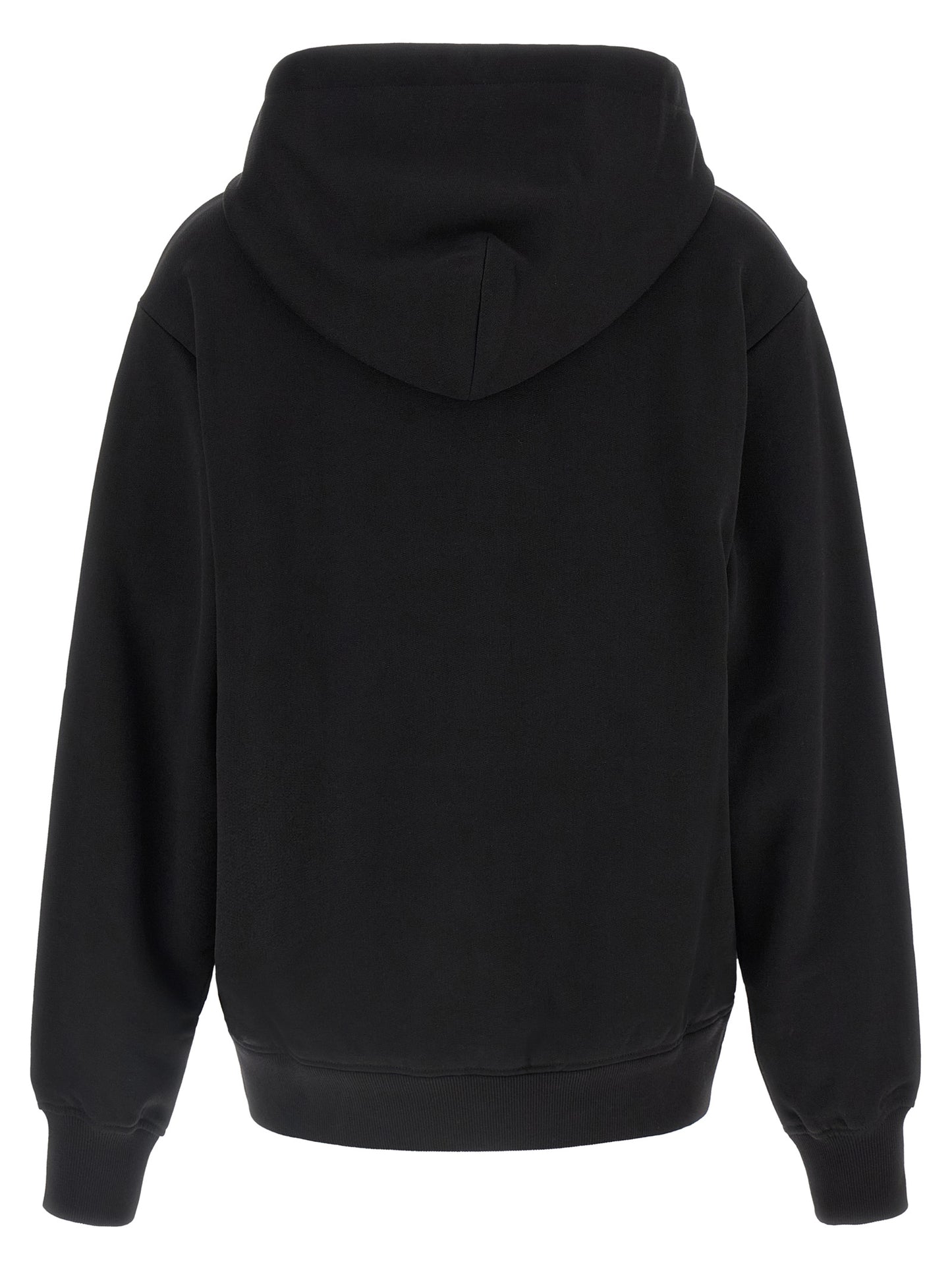 Black Cotton Hoodie