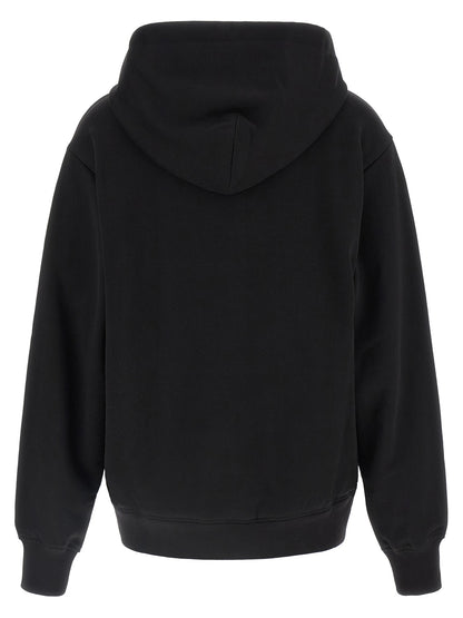 Black Cotton Hoodie