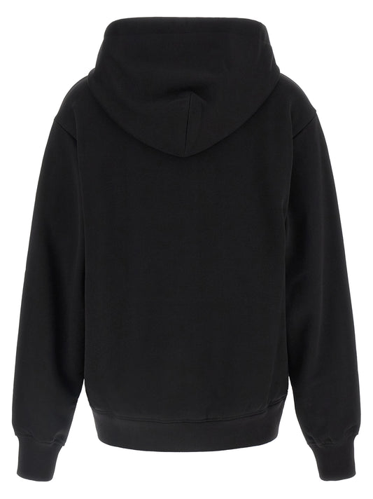 Black Cotton Hoodie