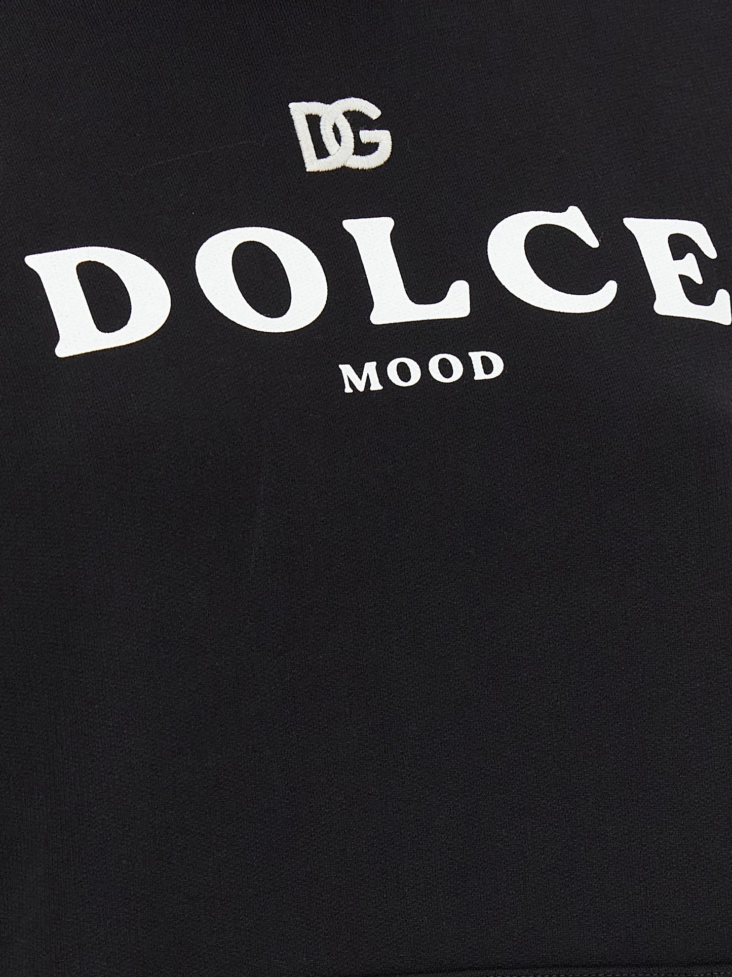 Black Cotton Hoodie
