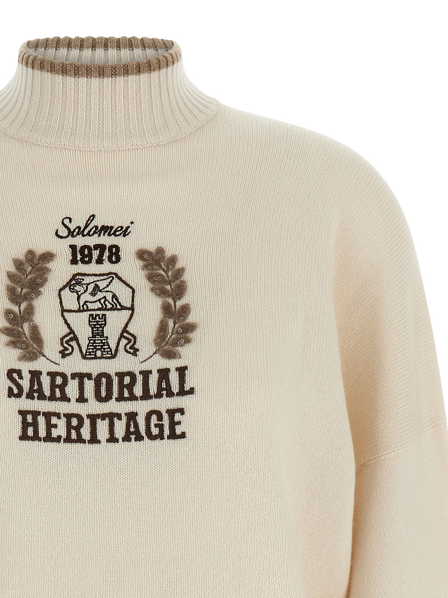 Beige Cashmere Cardigan