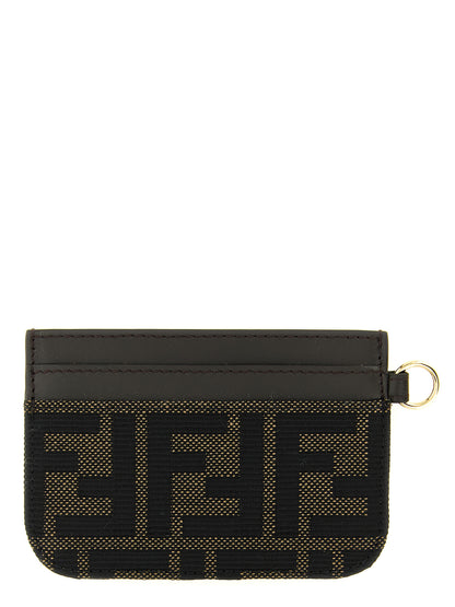 Brown Polyester Cardholder