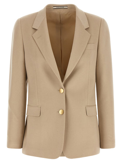 Beige Cashmere Blazer