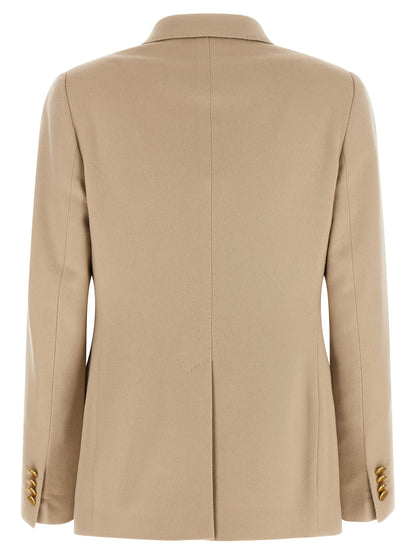 Beige Cashmere Blazer