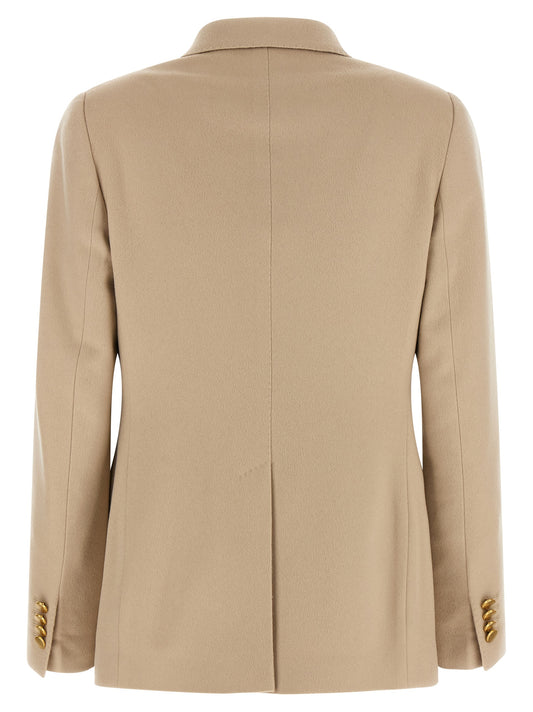 Beige Cashmere Blazer