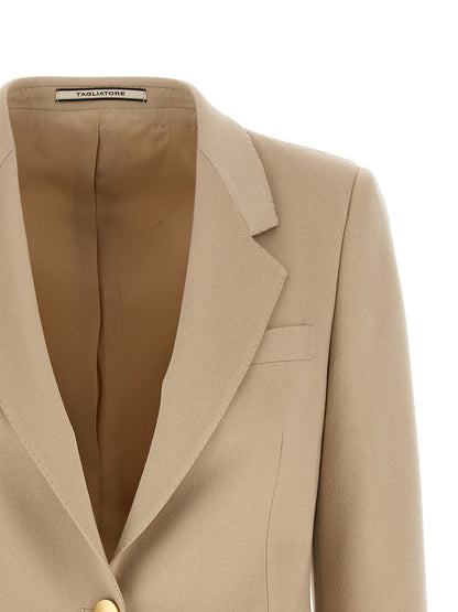 Beige Cashmere Blazer