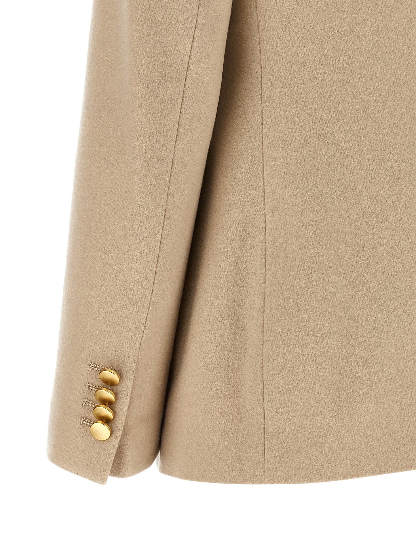 Beige Cashmere Blazer