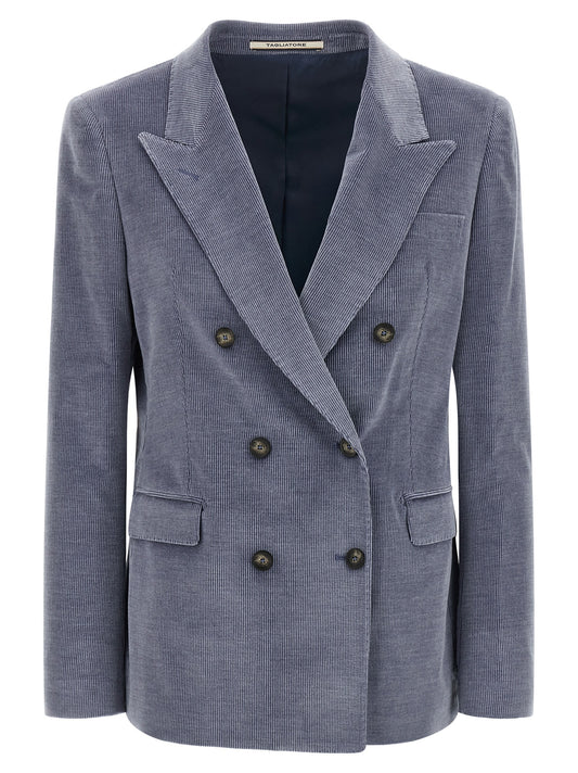 Blue Cotton Blazer