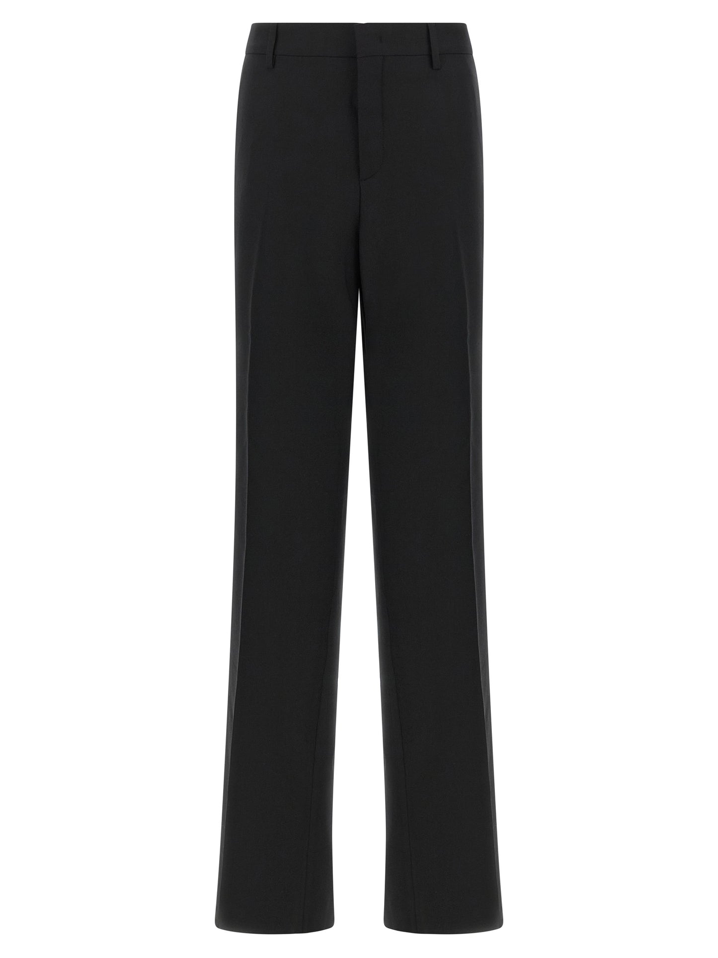 Black Polyester Dress Pants