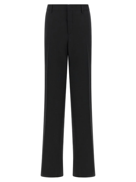 Black Polyester Dress Pants