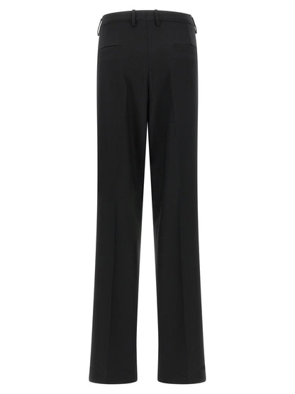 Black Polyester Dress Pants