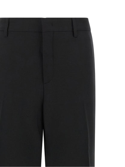 Black Polyester Dress Pants