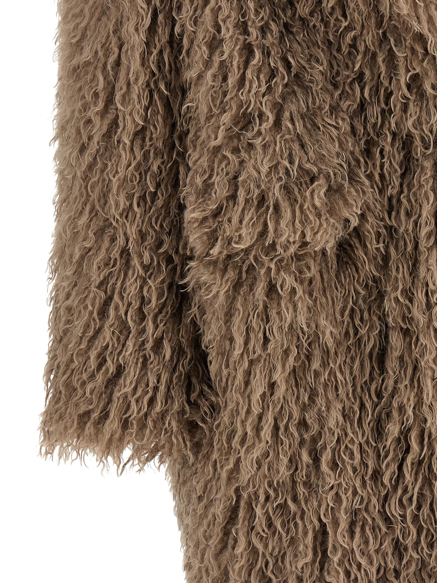 Gray Polyester Coat