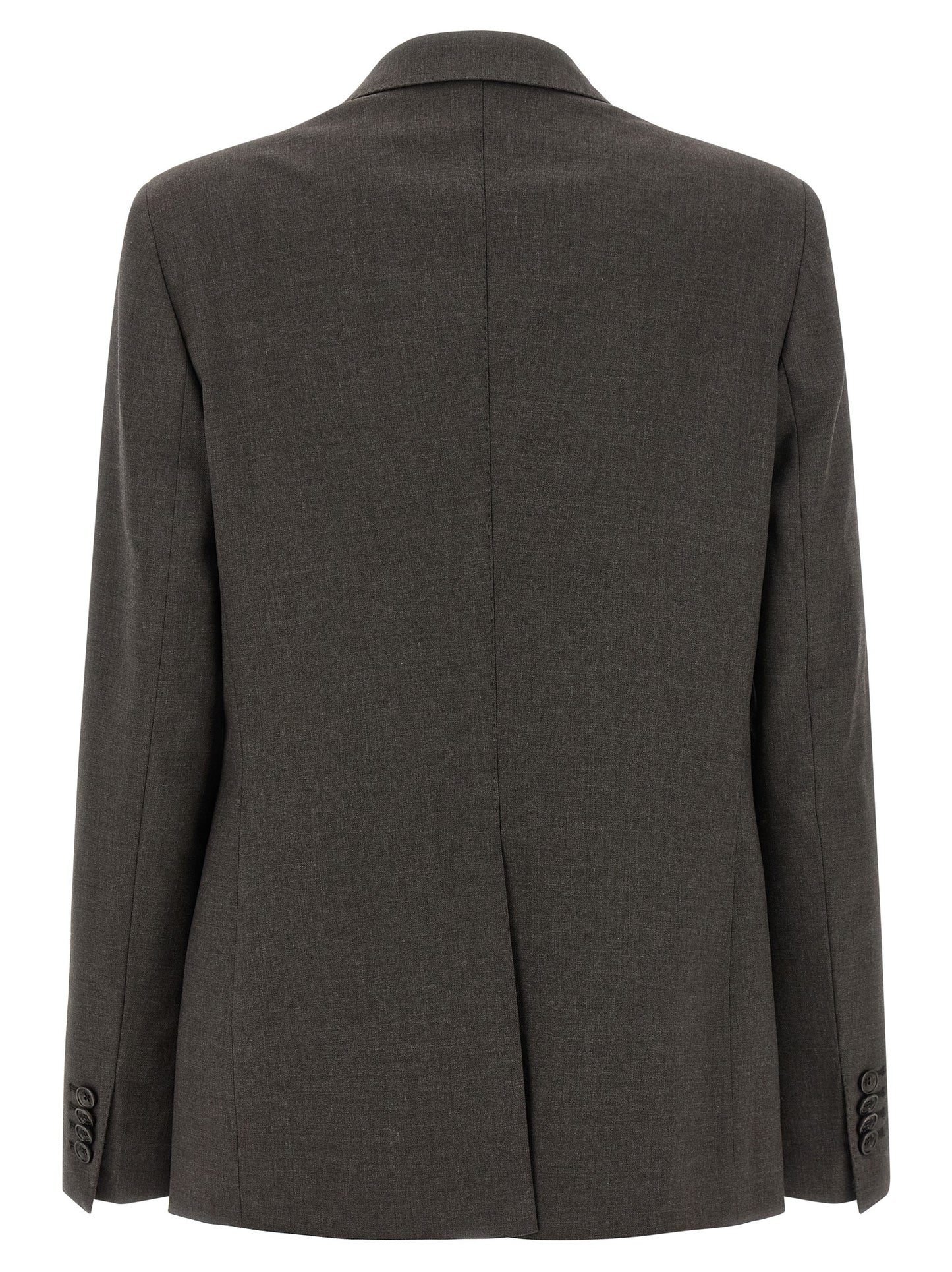 Gray Virgin Wool Two-Piece Suit