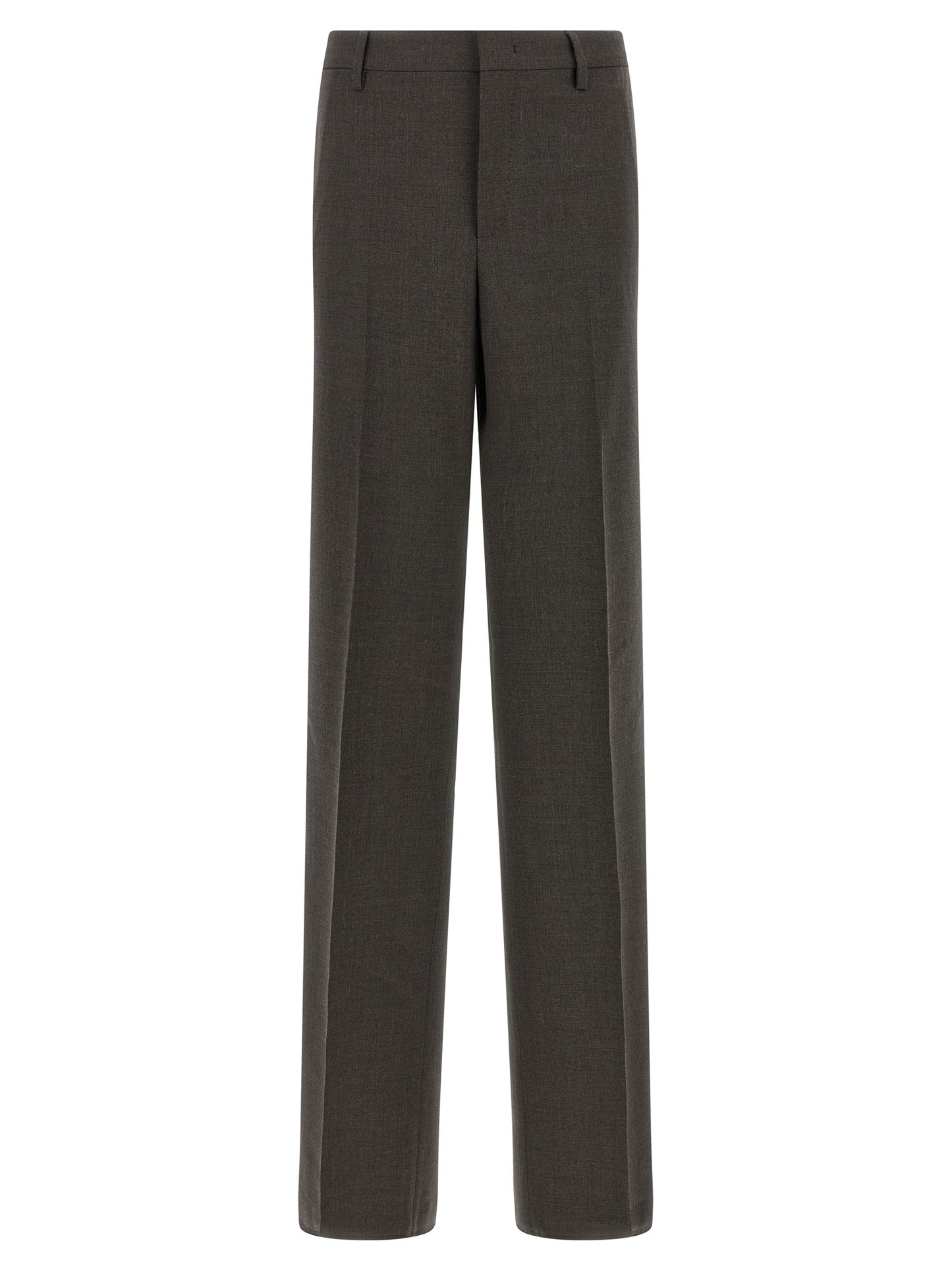 Gray Virgin Wool Two-Piece Suit
