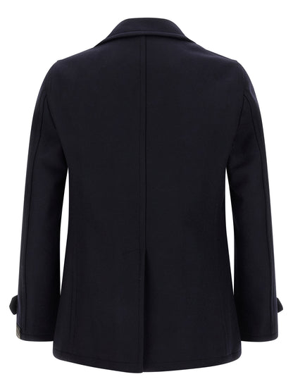 Blue Wool Coat