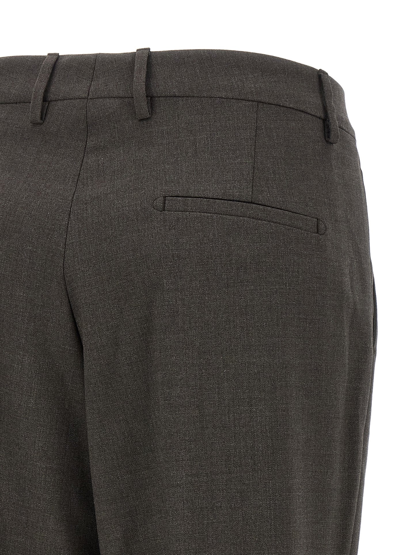 Gray Virgin Wool Two-Piece Suit