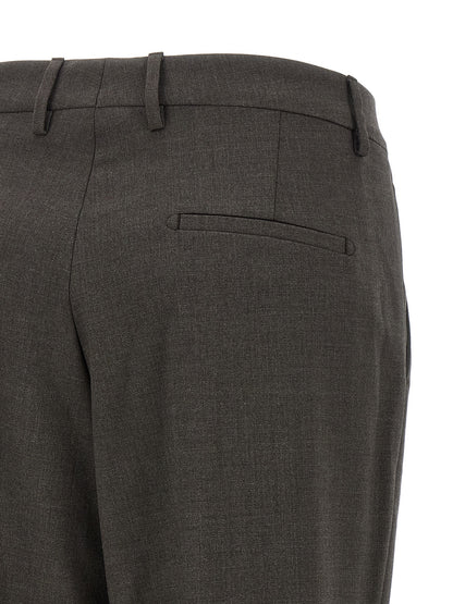 Gray Virgin Wool Two-Piece Suit