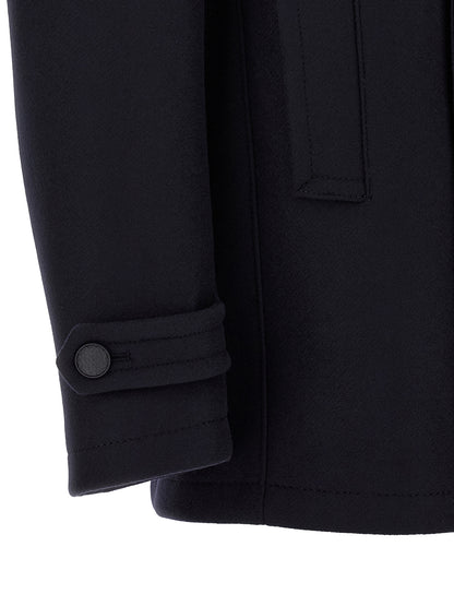 Blue Wool Coat