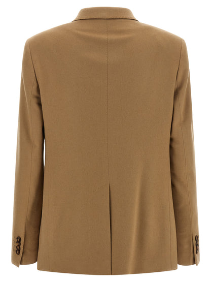 Beige Cashmere Blazer