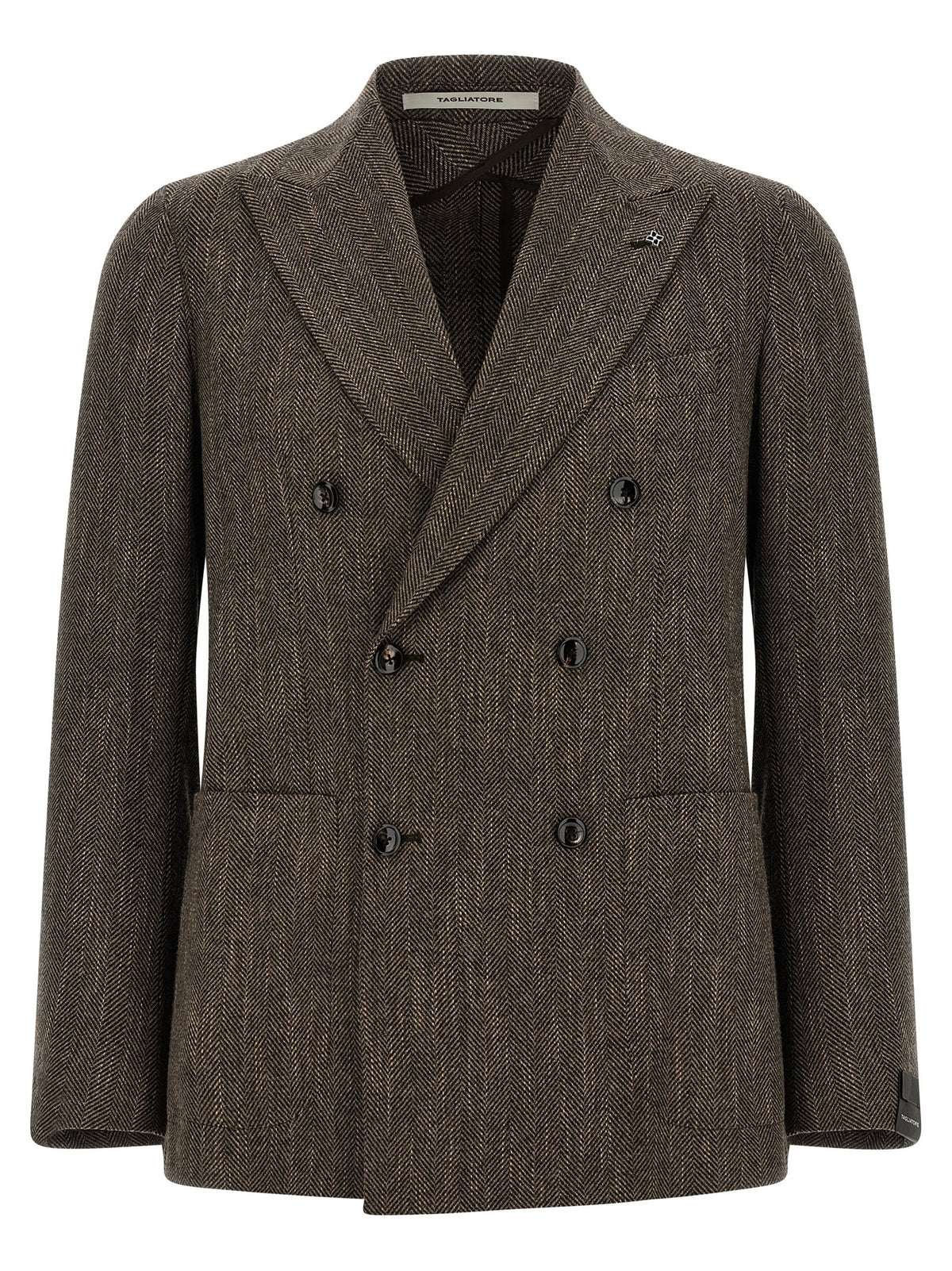 Brown Virgin Wool Blazer