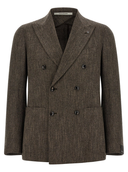 Brown Virgin Wool Blazer